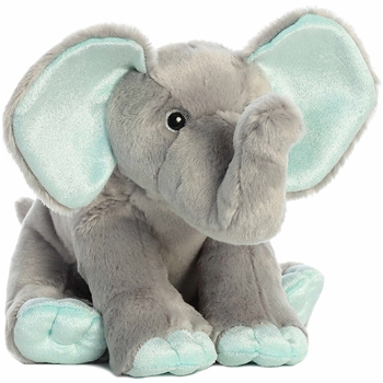 Mint Elephant Stuffed Animal Destination Nation Plush by Aurora
