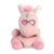 Dolly the Stuffed Pink Unicorn Palm Pals Plush by Aurora
