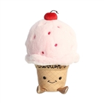 I Cherrish You Plush Ice Cream Cone by Aurora