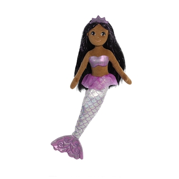 Sophia the Sea Sparkles Black-Haired Mermaid Doll by Aurora