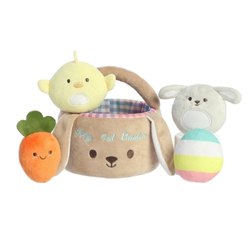 My 1st Easter Basket Plush Playset for Babies by Aurora