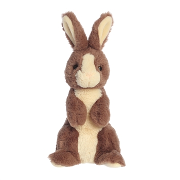 Sitting Pretty Plush Brown Bunny Rabbit by Aurora