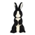 Sitting Pretty Plush Black Bunny Rabbit by Aurora