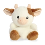 Caroline the Plush Brown Cow Palm Pals by Aurora