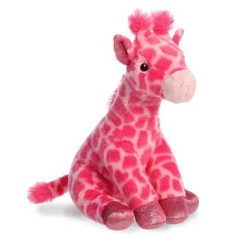 Destination Nation Pink Giraffe Stuffed Animal by Aurora