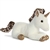 White Plush Unicorn with Reversible Gold Sequins by Aurora