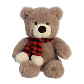 Toffee 8.5 Inch Stuffed Bear with Scarf by Aurora