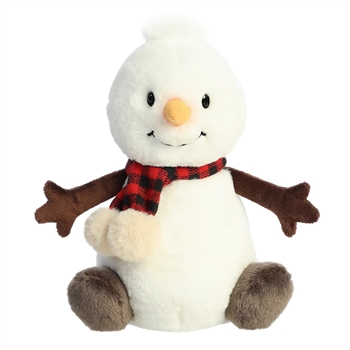 Stuffed Snowman with Scarf by Aurora
