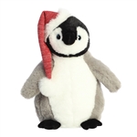 7 Inch Stuffed Penguin with Santa Hat by Aurora