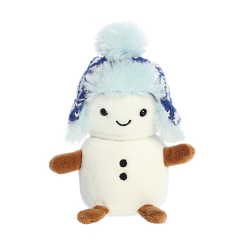 Lil Bluey the Plush Marshmallow Snowman by Aurora