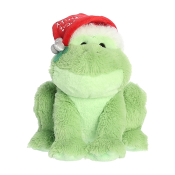 Mistle-Toad Plush Toad with Santa Hat by Aurora