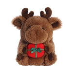 Monty the Stuffed Moose 5.5 Inch Rolly Pet by Aurora
