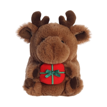 Monty the Stuffed Moose 5.5 Inch Rolly Pet by Aurora