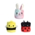 Squishy Bunny and Friends Plush Mallows 3 Piece Set By Aurora