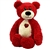 Tender the Red Teddy Bear with Patchwork Heart by First and Main