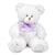 Small Dena the Soft White Teddy Bear by First and Main