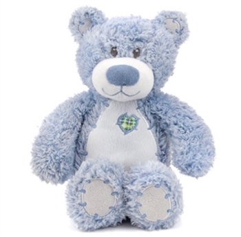 Tender Teddykins the Baby Safe Blue Teddy Bear by First and Main