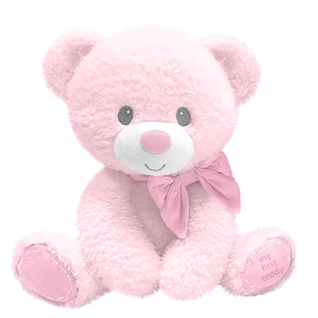 Tumbles the Pink Baby Safe Pink Plush Teddy Bear by First and Main