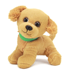 Stuffed Golden Retriever with Collar Wuffles Dog by First and Main