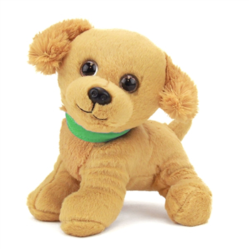 Stuffed Golden Retriever with Collar Wuffles Dog by First and Main