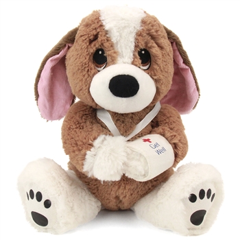 Melancholy Mel the Get Well Plush Dog by First and Main