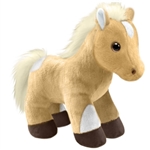 Sundance the Tan and White Pinto Stuffed Horse by First and Main