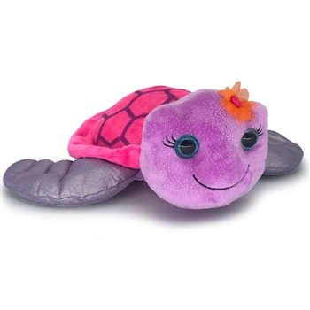Tallulah the Sparkly Purple Stuffed Turtle by First and Main