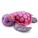 Tallulah the Sparkly Purple Stuffed Turtle 15 Inch by First and Main