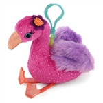 Fiona the Fantasea Clip-On Flamingo Plush Toy by First and Main