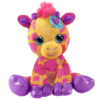 Georgie the Orange and Pink Plush Giraffe by First and Main