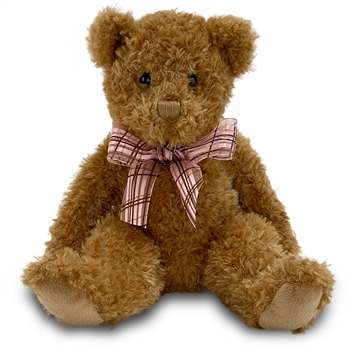 Fuzzy Caramel Plush Teddy Bear by Douglas