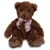 Fuzzy Chocolate Brown Plush Teddy Bear by Douglas