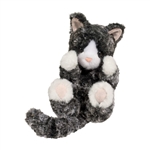 Stuffed Black and White Kitten Lil Baby by Douglas