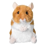 Brushy the Brown and White Plush Hamster by Douglas