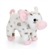 Yogi the Little Plush White Pig with Brown Spots by Douglas