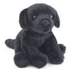 Lucy the 5 Inch Plush Black Lab Mini Pup by Douglas