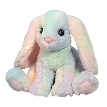 Mini Soft Sweetie the 6.5 Inch Plush Rainbow Bunny Rabbit by Douglas