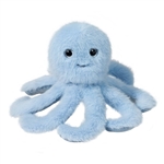 Mini Blue 9 Inch Stuffed Octopus by Douglas