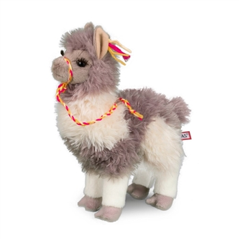 Zephyr the Gray Plush Llama by Douglas