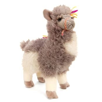 Zephyr the Gray Plush Llama by Douglas
