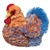 Henrietta the Plush Blue Laced Red Wyandotte Hen by Douglas