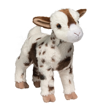Gerti the Plush White and Brown Goat by Douglas