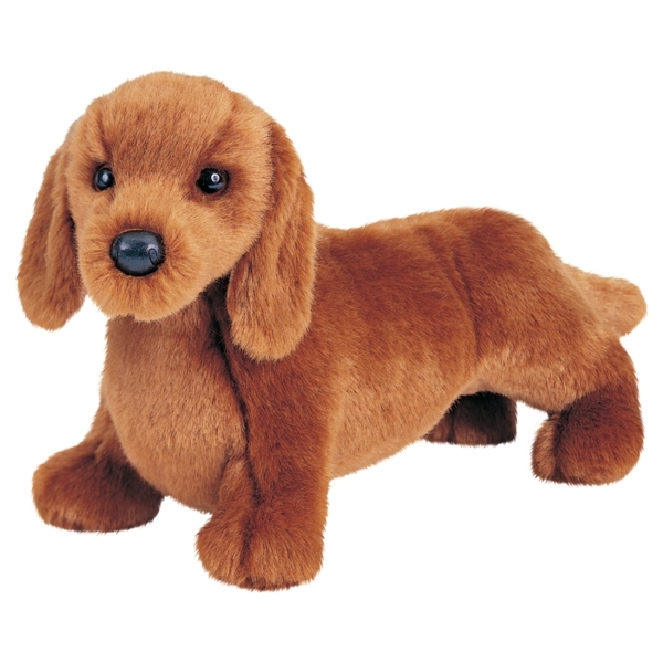 Derika the Dachshund, 12 Inch (Not Including Tail Measurement!) Stuffed  Animal Plush Weenie Dog