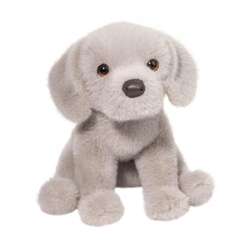 Argento the Floppy Stuffed Silver Lab Dog by Douglas