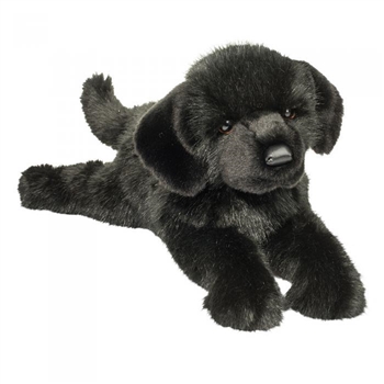 Jake the DLux Stuffed Black Lab Dog by Douglas