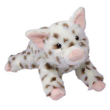 Levi the DLux Plush Spotted Pig by Douglas