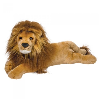 Zeus the Plush Lying Lion by Douglas