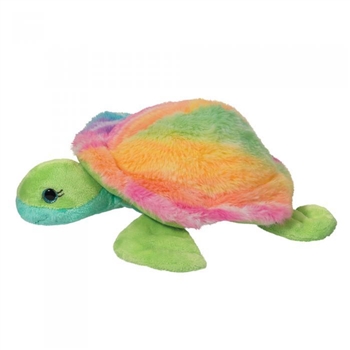 Nyla the Plush Rainbow Turtle by Douglas