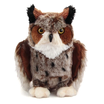 Einstein the Great Horned Owl Stuffed Animal by Douglas