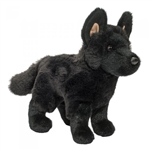 Harko the Plush Black German Shepherd Dog by Douglas